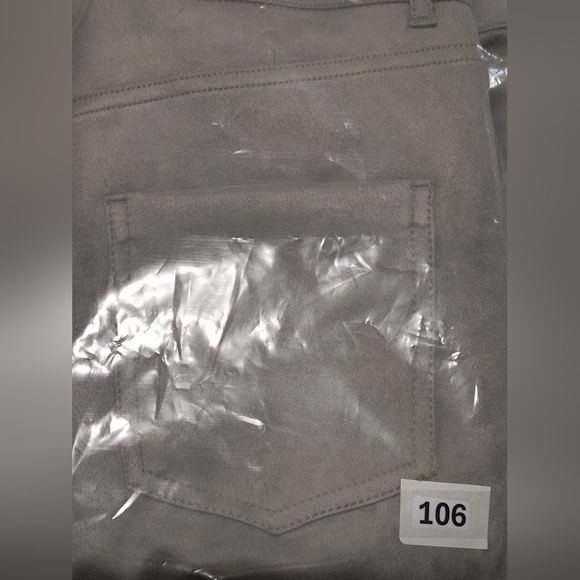 Zara Slim Faux Suede Slit Pants Womens - Picture 13 of 13